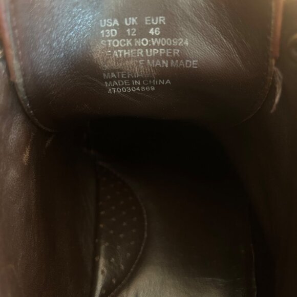 Wolverine 1000 Mile Wesley Wingtip Chukka Brown Boots Men Leather Steampunk 13D - Picture 8 of 10